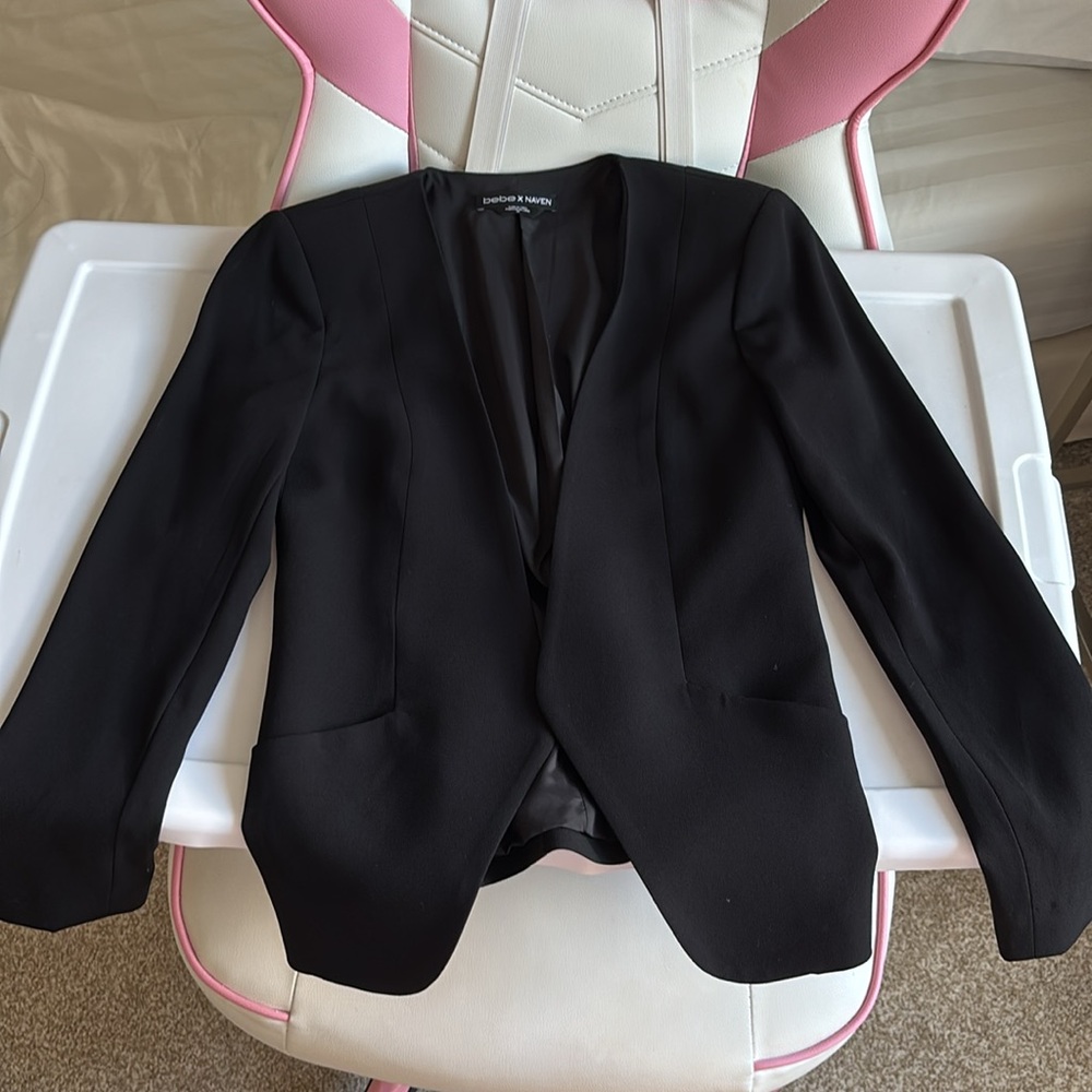 Bebe x Naven Elegant Black Women's Blazer 00 - Picture 3 of 5